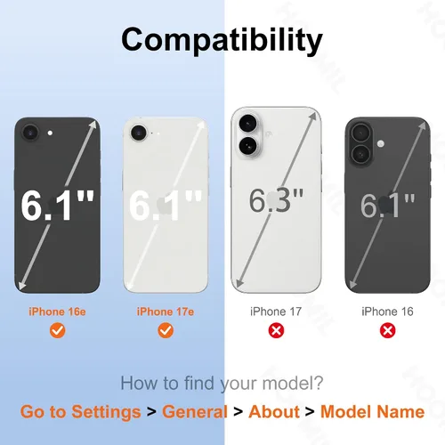 Vista 228 de HOOMIL Funda para iPhone 7 Plus/iPhone 8 Plus de 5.5 Pulgadas, sin amarillamiento, protección contra caídas, cubierta trasera dura transparente