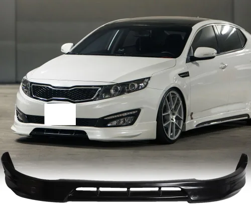 Vista 2 de Kit de spoiler para defensa delantera agregado de poliuretano Kia Optima 10-12.