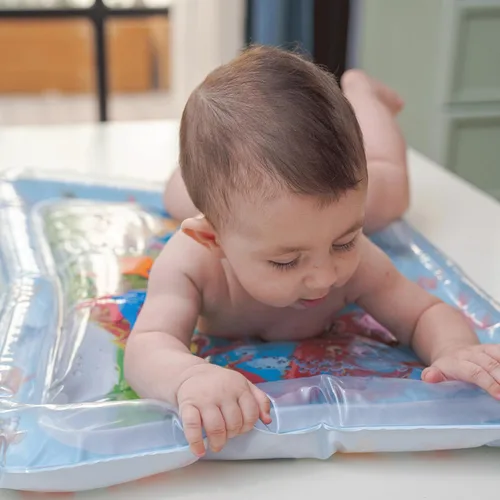 Vista 9 de Mr. Pen - Alfombrilla de agua inflable para bebés Alfombrillas de agua para bebés, almohadilla de agua para bebés, estera de tiempo boca abajo