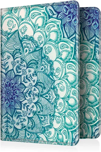 Vista 26 de Fintie - Funda para pasaporte, billetera de viaje delgada con bloqueo RFID, estuche para tarjetas, protector para pasaporte, elementos esenciales