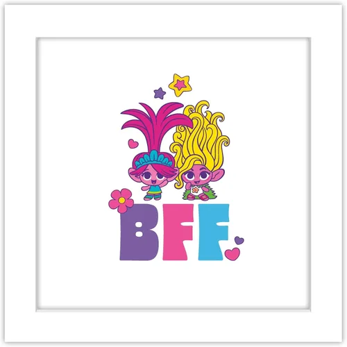 Vista 10 de Trends International Gallery Pops Trolls Band Together - Póster de pared Tiny Trolls BFF de pared, 12.00 x 12.00 pulgadas, versión de marco negro