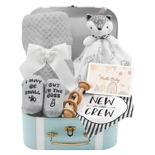 Vista 10 de Paquete de cuidado para nuevas mamás después del bebé, regalos para la nueva mamá y regalos esenciales para bebés, regalo posparto para futuras