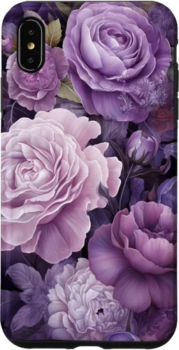 Vista 11 de Elegant Blush Pink And Purple Vintage Floral Rose And Peony Case for iPhone 16