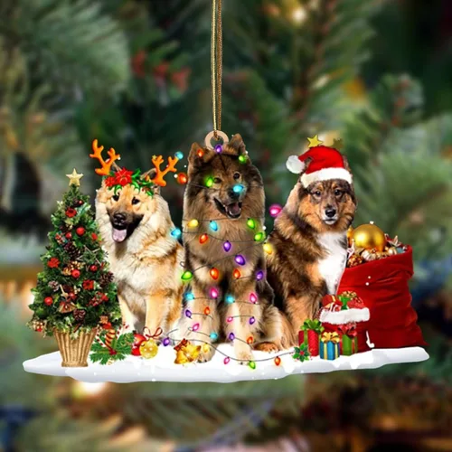 Vista 143 de Nazenti Adorno de Navidad personalizado con amigos Affenpinscher – Adorno de perro personalizado para amantes de las mascotas, acrílico plano