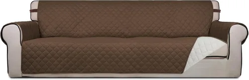 Vista 58 de PureFit - Funda de sofá acolchada reversible, protector de muebles impermeable, funda de sofá lavable con espuma antideslizante y correas elásticas