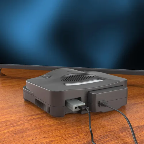 Vista 5 de MAYFLASH Adaptador N64 a HDMI N64 Gamecube SNES SFC a HDMI Convertidor 1080P para Full HD Converter con conector de audio de 0.1 in Salida HDMI N64
