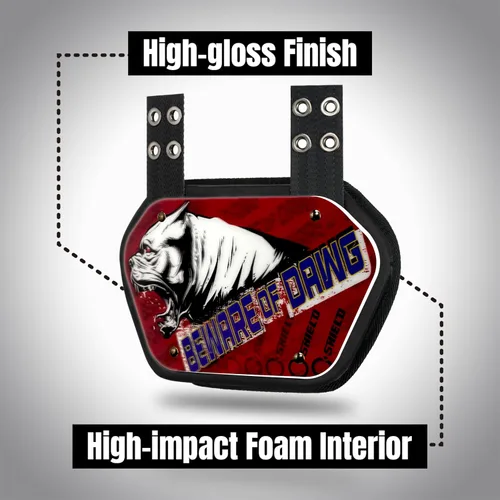 Vista 2 de O Shield Football Backplate for Shoulder Pads, Expression Series