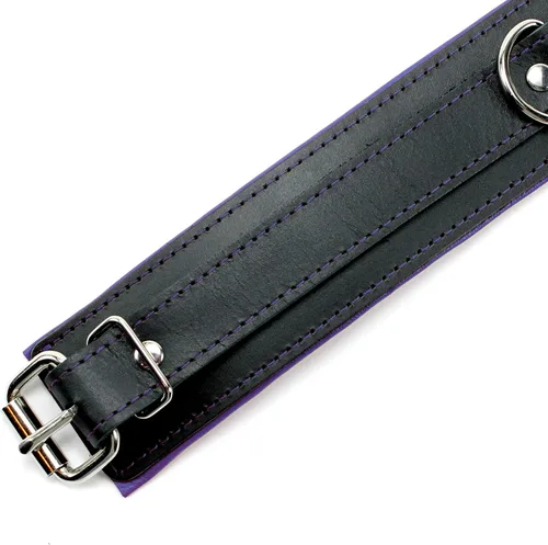Vista 3 de Melanie Collar Latigo - Anillo tórico de piel de cordero hecho a mano