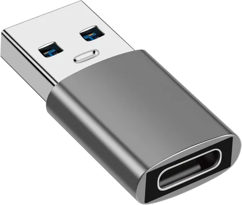 Vista 9 de Adaptador USB a USB C, USB C hembra a USB 3.1 macho adaptador de 10 Gbps compatible con iPhone 17 16 15 14 13 12, Samsung Galaxy S25 S24 S23 S22