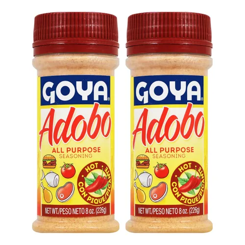 Vista 4 de Goya Adobo - Condimento multiusos con pimienta, 7.5 libras (paquete de 4)