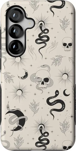 Vista 137 de Casely Funda para Galaxy S9 Postura de cadáver Yoga de esqueleto Diseño protector delgado esencial de doble capa