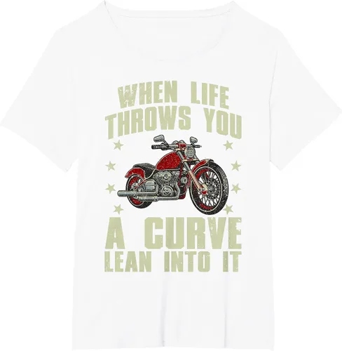 Vista 23 de Funny Motorcycle Racer Design for Men Women Motorcycle Lover T-Shirt Asphalt Grey