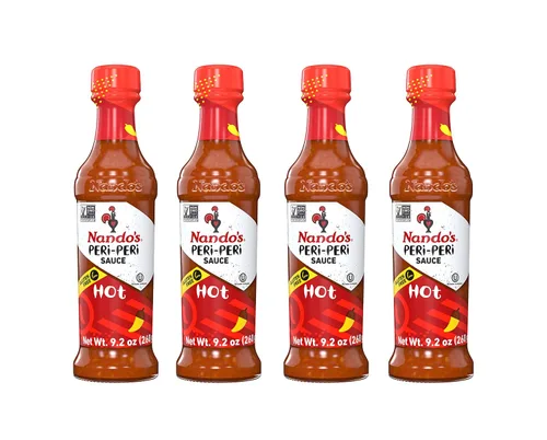 Vista 11 de Nandos PERi PERi - Salsas picantes, condimentos o marinados para alas, pescado, carne, arroz o verduras, sin colores ni sabores artificiales, sin