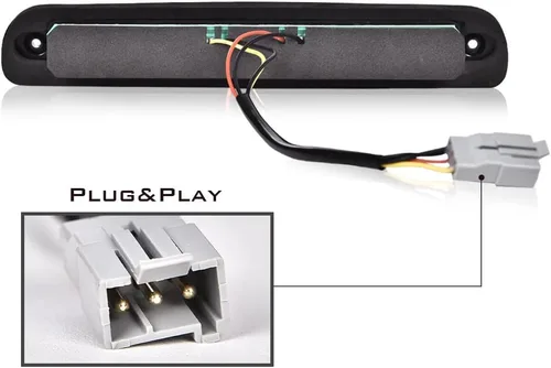 Vista 3 de Tercera luz de freno trasera LED lámpara de cola de carga compatible con Ford F250 F350 F450 F550 Super Duty 1999-2015 Lente roja Partes inferiores