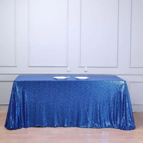 Vista 57 de Efavormart - Mantel redondo de lentejuelas brillantes de 120 pulgadas para banquetes de boda, fiesta, decoración del hogar