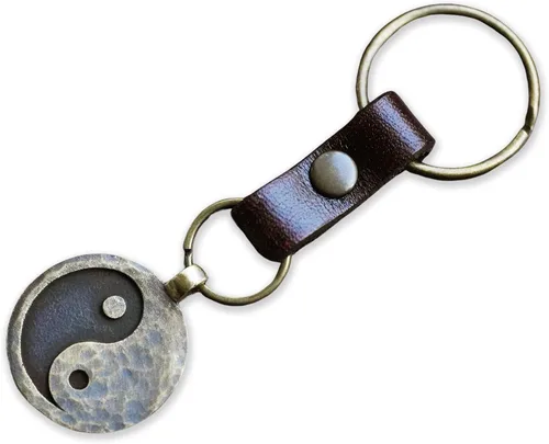 Vista 21 de Collar Yin Yang para hombre, joyería colgante de alta calidad de aspecto antiguo, regalos de Yin Yang, joyería vikinga para hombres