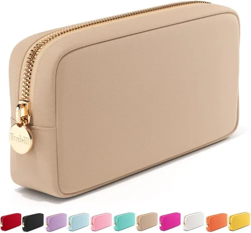 Vista 14 de Bolsa de Maquillaje de Viaje Embla Bolsa de Artículos de Aseo de Viaje, Negro, Mini, Mini