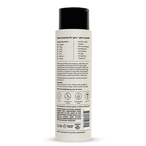 Vista 9 de Odele Clarifying Sulfate-Free Shampoo, Deep Weekly Clean, 13 fl oz (1-Pack)