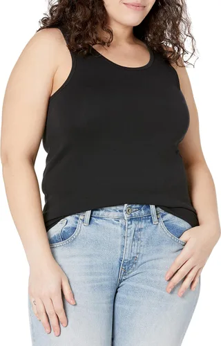 Vista 2 de Tienda Essentials - Camiseta de tirantes ajustada para mujer paquete de 2