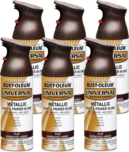 Vista 91 de Rust-Oleum Pintura en aerosol metálica universal para todas las superficies, cobre envejecido Cobre (Aged Copper)