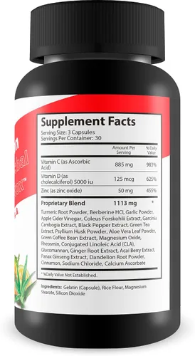 Vista 2 de Super Colon Cleanse Herbal Vitamin Detox - Limpieza de hierbas, desintoxicación y apoyo inmunológico - Promueve la digestión saludable y el alivio