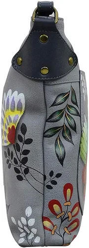 Vista 3 de Anna by Anuschka Bolso convertible de cuero genuino pintado a mano para mujer