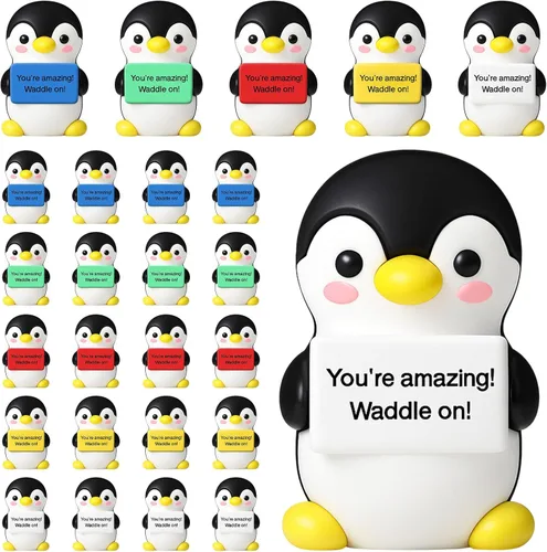 Vista 47 de Gejoy 25 piezas de mini figuras de pato, coloridos regalos motivacionales positivos, decoraciones inspiradoras de animales para graduación