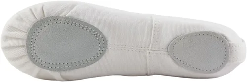 Vista 5 de missfiona Zapatillas de ballet de lona para mujer, zapatos de baile, zapatos de yoga de práctica para adultos, zapatos planos para reducir la barriga