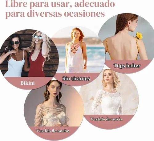 Vista 7 de Cubiertas para pezones, pastas de levantamiento de senos para mujeres, reutilizables, adhesivas, invisibles, cubierta de silicona