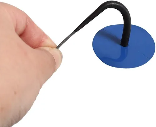Vista 5 de Parche de enchufe de neumáticos, 24 piezas de reparación automática de pinchazos de neumáticos sin cámara con cable de 0.236 in