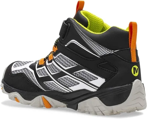 Vista 5 de Merrell Moab FST Mid a/C WTRPF - Zapatillas de senderismo para niños 2-Negro Hv