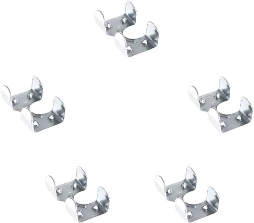 Vista 6 de Abrazaderas de cuerda doble chapadas en zinc resistentes para cables de 3/8 pulgadas, 1/2 pulgadas, 5/8 pulgadas y 1/4 pulgadas