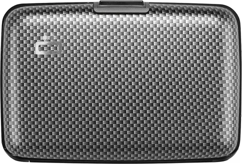Vista 26 de ÖGON -DESIGNS- Portatarjetas de aluminio, protección RFID contra fraude y desmagnetización, billetera compacta, funda inteligente modelo STOCKHOLM V1