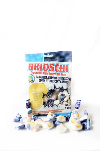 Vista 5 de Brioschi Caramelos italianos digestivos efervescentes efervescentes con sabor a limón (5.29 oz)