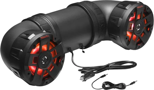 Vista 8 de BOSS Audio Systems UTV4B ATV UTV Sistema de sonido resistente a la intemperie, altavoces de 4 pulgadas, tweeters de 1 pulgada, amplificador
