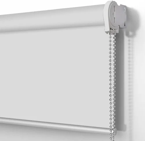 Vista 12 de Persianas de ventana enrollables con protección UV, persianas opacas personalizadas color beige, elegantes persianas enrollables, ahorro de energía