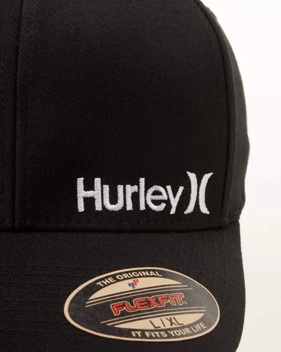 Vista 2 de Hurley Gorra de béisbol One & Only Corp Flexfit Perma Curve Bill para hombre