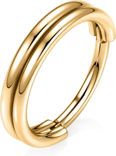 Vista 23 de Anillo Clicker de Acero Quirúrgico 316L para Tabique Nasal, Aro para Nariz, Aro Durmiente, Pendiente de Aro, Hélix, Rook, Conch, Cartílago, Daith