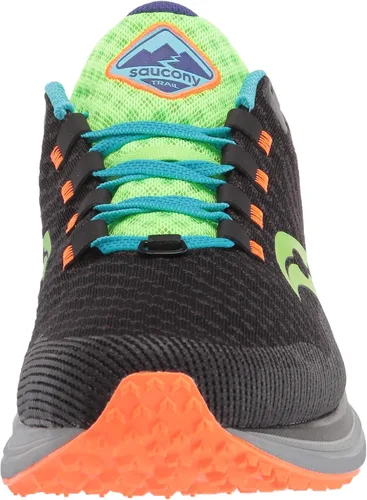 Vista 2 de Saucony Tenis Canyon Tr Trail para correr para hombre, PinoNaranja