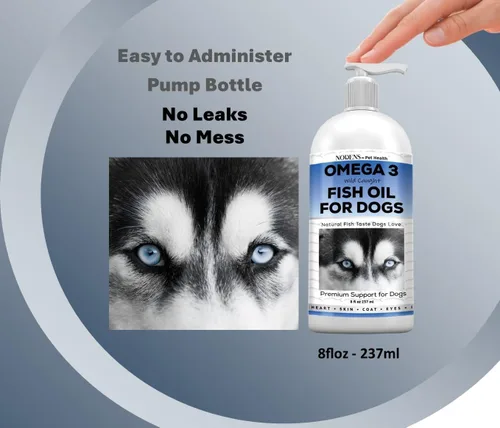 Vista 7 de Omega 3 para perros, suplemento natural de ácidos grasos DPA+EPA+DHA para perros, para piel y pelaje brillante, inmunidad mejorada, apoyo articular