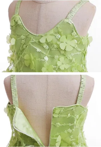 Vista 3 de ZKR Tinkerbell - Vestido de hada para niña de 2 a 8 años con accesorios
