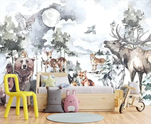 Vista 17 de Mural de hojas negras y doradas para dormitorio, papel tapiz botánico tropical, decoración de plantas, sala de estar, fondo de televisión, mural