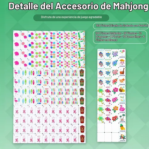 Vista 4 de Arrowbash Juego de azulejos de Mahjong americano de verano costero de playa Blanco