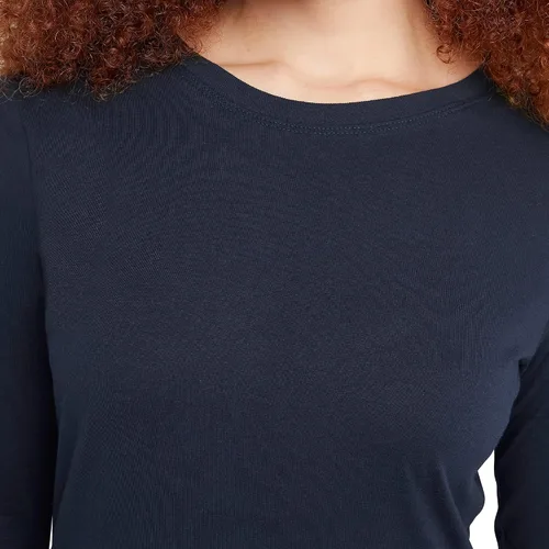 Vista 4 de Hanes - Camiseta ligera de 100 algodón de manga larga para mujer de la gama Originals