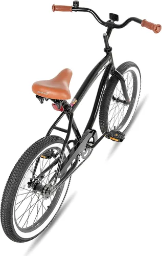 Vista 7 de JOYSTAR Bicicleta de crucero de playa de 20", 24", 26" para niñas, niños, hombres y mujeres, bicicletas de crucero para niños de una sola velocidad