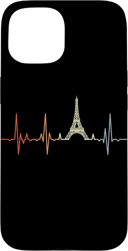 Vista 6 de My Heart Beats For Paris France Eiffel Tower Case for iPhone 16