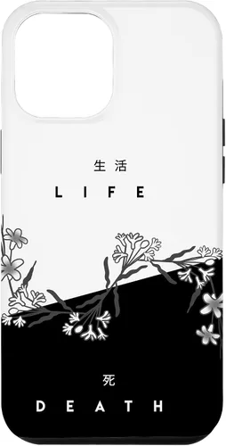 Vista 26 de Life Death Flowers - Funda de regalo japonesa minimalista con luz oscura para iPhone 17
