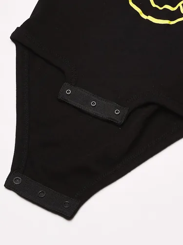 Vista 3 de Nirvana Conjunto de camiseta unisex sonriente para bebé, color negro, talla 12 de EE. UU, Negro