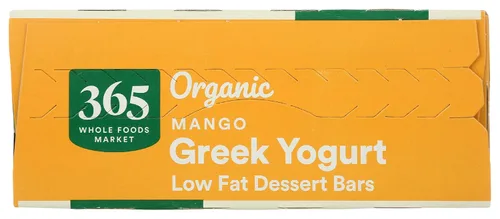 Vista 4 de 365 by Whole Foods Market, Barra de yogur griego, mango, orgánico, 10 onzas