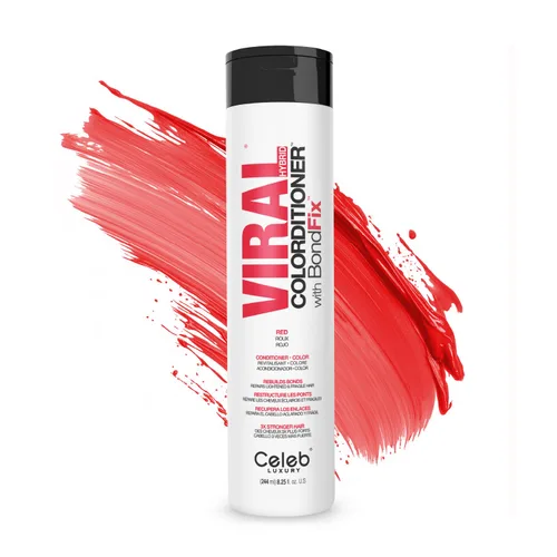 Vista 9 de Celeb Luxury Acondicionador de depósitos de color - Actualizador de color con Bondfix Bond Rebuilder, Viral y Gem Lites, combina con Colorwash Fire